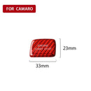 New Carbon Fiber Red Keyless Engine Start Button Cover Trim Fit for Chevrol