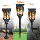 Solar Torch Light 96 LED Flicker Lighting Dancing Flame Lamp Outdoor Waterp