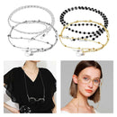 4x Premium Beads Eyeglasses Chains Strap Holder Retainer Chain Around Neck
