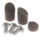 1set Scooter Rear Back Mudguard Screws Rubber Cap For M365 Electric Scooter BX