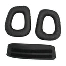 Replacement Headband Pad And Synthetic Piping Earpads Repair Kit for Logitech