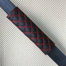 2pcs Car Seat Belt Cover Shoulder Pads Covers Cushion Set(Red Black)
