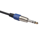 6.35Mm Male To 3.5Mm Female Extension Cable 1/4 Inch Stereo Plug Trs To 1/8