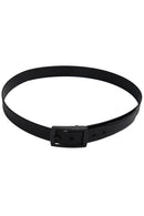 Unisex Stylish Candy Colours Silicone Plastic belt black