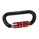 Mountaineering Tree Climbing Rigging Aluminum Carabiner Buckle Hook 24KN New