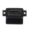 90 Degree HDMI Female to Female Coupler Adapter Converter with Screw Lock