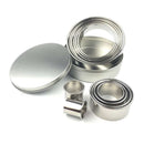 12Pcs/Set Round Cake Slicing Ring Cutter Moulds DIY Baking Pastry Cookie Tart