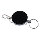 2pcs Practical Retractable Metal Wire Rope Keyring Key Chain Clip Outdoors