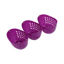 3-Tier Plastic Basket Shower Caddy Hanging Rack Tidy Shelf Organiser StorageY3Z8