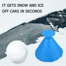 Cone Shaped Scrape Windshield Ice Scraper Funnel Remover (Blue 14.5cm)