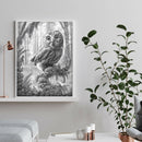 5D DIY Full Drill Diamond Painting Owl Cross Stitch Mosaic Kit Home Decor