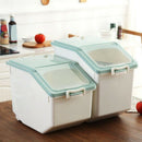 10KG/22Lb Rice Storage Container Airtight Food Container with Sealed Cereal B2K7
