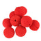 10 PCS Party Sponge Ball Red Clown Magic Nose for Halloween Masquerade Ball