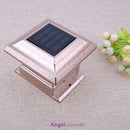 Outdoor Decking Post Solar Powered LED Light Garden Deck Cap Square Fence Lamp
