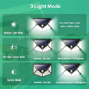 1pc 100LED Solar Motion Sensor Wall Light Waterproof Yard Security Lamp SN9F