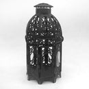 European Metal Moroccan Candle Holder Votive Candlestick Home Decor Black