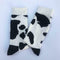 Cow texture cotton tube stockings Japanese wind cute socks cotton J7U1
