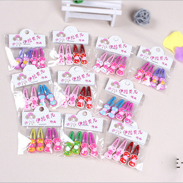 Magic Kids Girls Hair Clips Mixed Assorted Slides Hair Jewelry Random Pattern OZ