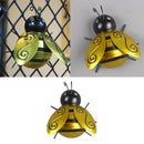 Chic Wall Art Honey Bee Sculpture Wall Decor Insects Ornaments Metal Medium