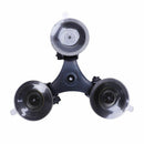 1x Black Low angle car with a PTZ Triple-cornered Sucker suction cup for GO