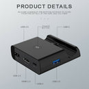 Portable HDMI TV Docking Station Type-C Charging Dock For Nintendo Switch