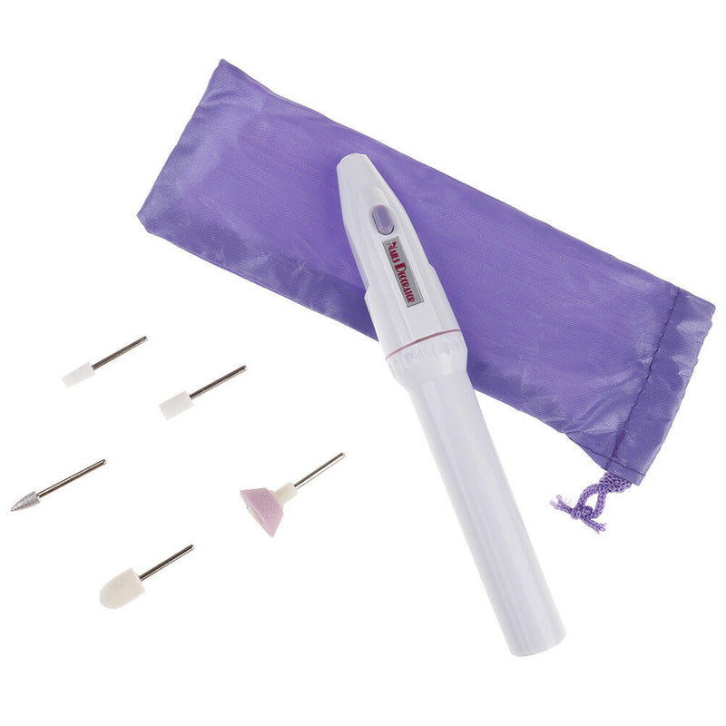 Professional Electric Acrylic Nail Drill File Buffer Bit Nail Art Manicure Ki Pg