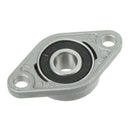 4Pcs Kfl08 Pillow Block Bearing 8Mm Bore Diameter Zinc Alloy Rhombic Flange Y9C1