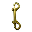 Double Ended Brass Trigger Clip Hook Snap Luggage Bag Strap Pet Collar 3.5"