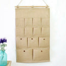 13 Pockets Hanging Organizer Linen Cotton Fabric Wall Door Closet Hanging S