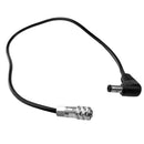 35cm/1.14ft Power Cable Cord for BMPCC 4K Camera DC Interface 90 Degree Plug