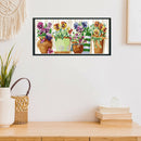 Home Cross Stitch 14CT Stamped Embroidery DIY Handwork (J180 Plants)