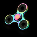 Rainbow Stainless Metal Hand Spinner Fidget Hybrid Bearing Desk Long Spin EDC