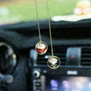 Car Rear View Mirror Hanging Decoration Lucky Cat Car Auto Pendant 2019 Dec N3Y1