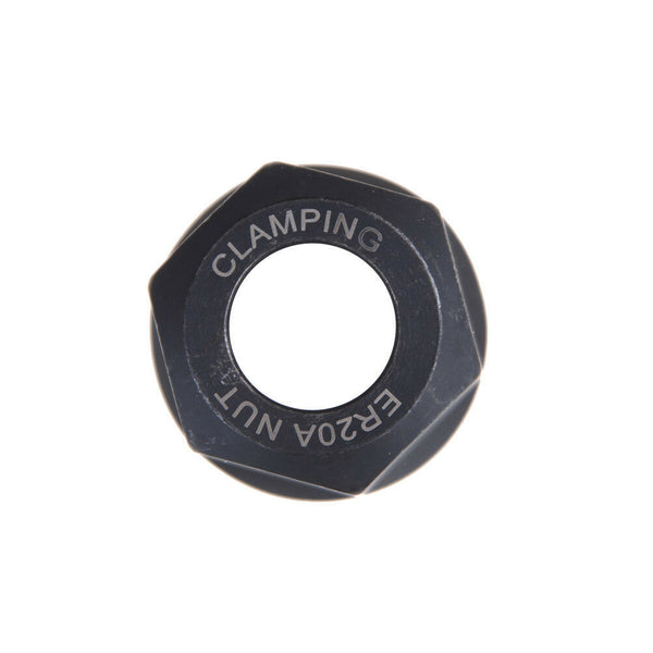 ER20 A Type Collet Clamping Nut for CNC Milling Chuck Holder Lathe Tools Blac Bj