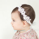 1pc Baby Girls Cotton Headband Hair Accessories Rhinestone Crystal Wedding Party