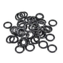 5X(Carp Fishing Tackle Rubber O Rings Black For Fishing Bite Alarms, Rod P P5K7)