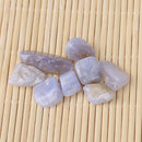 100g Natural Blue Lace Agate Gravel Quartz Crystal Rock Chips Degaussing D K1B