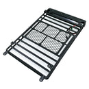 1:10 Scale Metal Roof Rack + Bright LED Light Bar for Axial SCX10 Jeep Wrangler,