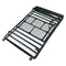 1:10 Scale Metal Roof Rack + Bright LED Light Bar for Axial SCX10 Jeep Wrangler,