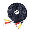 3 RCA Composite Male to Male Audio Video AV Cable for DVD TV