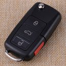 Remote Key Case Shell fit for VW BEETLE PASSAT GOLF Rabbit MK4 MK5 R32 GTI hf