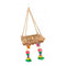 1pcs Bird Toys Hanging Swing Pet Cage Hammock Parakeet Finch Budgie Macaws