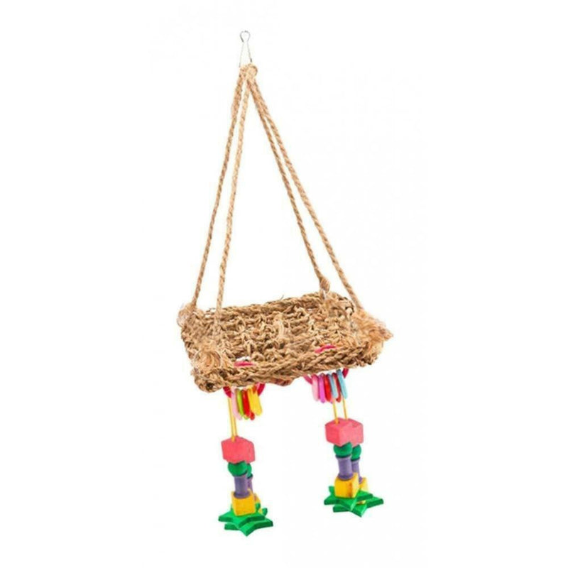 1pcs Bird Toys Hanging Swing Pet Cage Hammock Parakeet Finch Budgie Macaws
