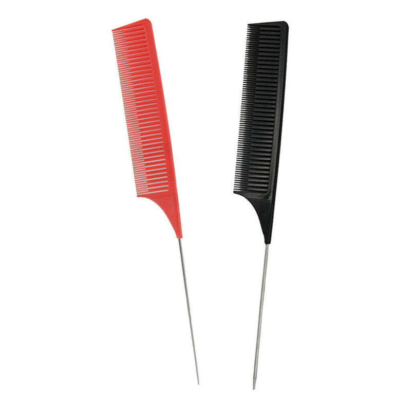 2x ABS Fine Weave Highlighting Foiling Hair Comb