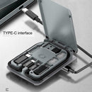 Multi-funct Universal Data Line Adaptor Portable Storage Bag Charging Wirel K4V1