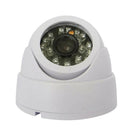 Camera Dome 4mm Lens Outdoor Security Camera w/ 98ft IR Night Vision White