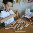 DIY Wooden Disassembly Bed Tool Assembly Kids Wooden Blocks Toys Children's