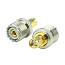3pcs SMA Male to UHF SO-239 SO239 Female Jack Plug Connector RF Coaxial A CQT