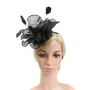 2x Retro Crystal 2 Colors Feather Headband Wedding Headpiece Flapper Costume