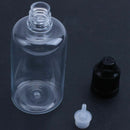 10 Pcs 50ML Empty Dropper Bottles Liquid Needle Tip Cap PET Black I7P2
